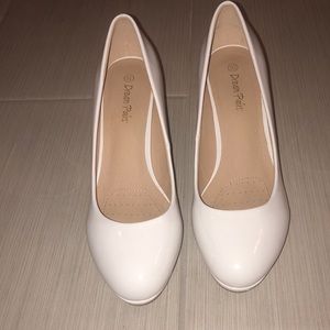 White pumps